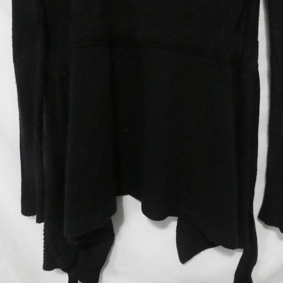 COSTA BLANCA | small | Black Open Front Knit Cardigan With Matching Belt - Picture 13 of 14